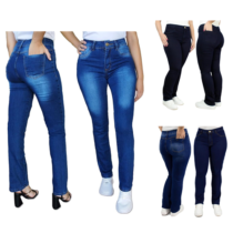 Kit 2 Calças Jeans Feminina Lycra Almix