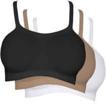 Kit 3 Sutiãs Hanes Bandini Seamless