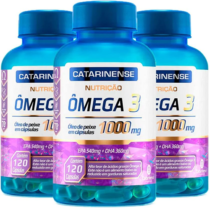 Kit Ômega 3 Catarinense 1000mg Com 360 Cápsulas