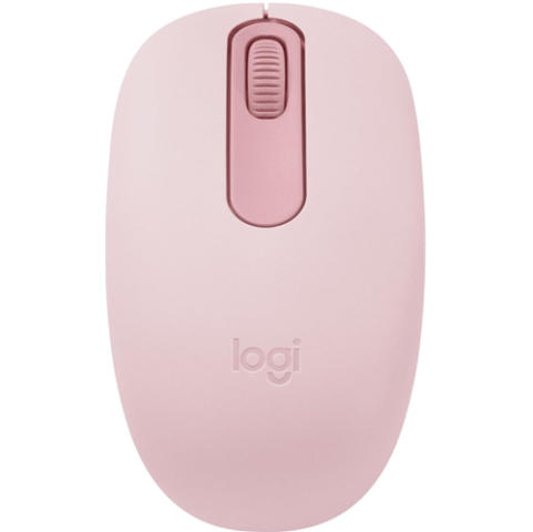 Mouse Sem Fio Logitech M196 com Conexão Bluetooth Rosa