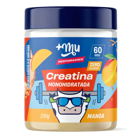 +Mu Creatina Monohidratada Sabor Manga 210g