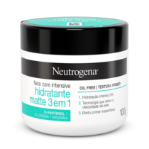 Neutrogena Hidratante Facial Matte 3 em 1 Face Care Intensive 100g
