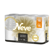 Neve Papel Higiênico Supreme Folha Tripla 20m Leve 16 Pague 15 Rolos