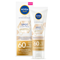 NIVEA SUN Protetor Solar Facial Fluido Spot Control Luminous 630 FPS60 40ml