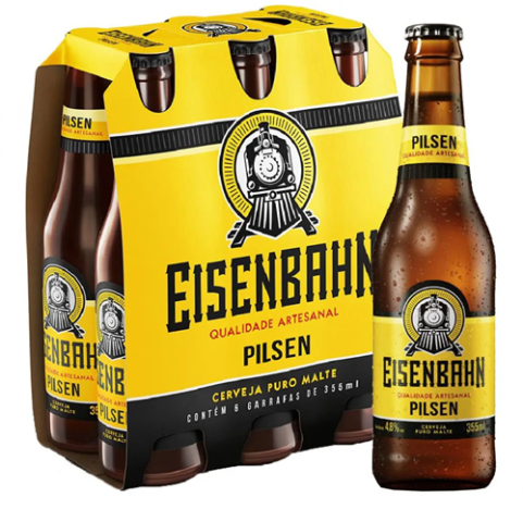 Pack 6 Unidades Eisenbahn Pilsen Ln 355ml