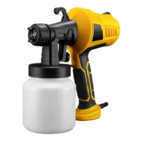 Pistola de Pintura Elétrica Pulverizador de Tinta Bico Pástico Paint 127V Shark Blue