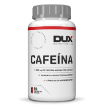 Pote com 90 Cápsulas Cafeína Dux Nutrition
