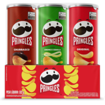 Pringles Pack Promo Batata 3 Sabores 322g