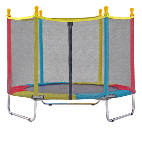 Cama Elástica Infantil Pula Pula Trampolim 1,40m + Rede
