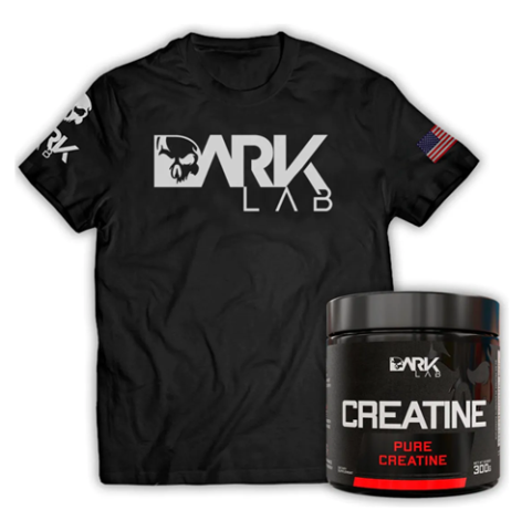 Creatina Pura 300g + Camiseta Dark Lab