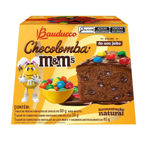 Mini Chocolomba M&Ms Bauducco 80g