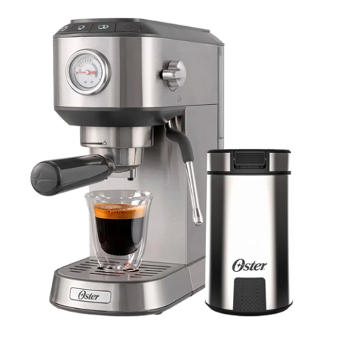 Kit Cafeteira Espresso Compacta E Moedor De Café Oster