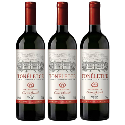 3 Unidades Tonéletce Vinho Tinto Francês 750ml