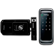 Fechadura Digital de Sobrepor Touch Screen FR 101 Preto Intelbras