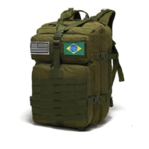 Mochila Militar Tática 50L Grande Impermeável Reforçada Verde