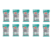 Kit 10 Com Esponja Multiuso Em Poliester Flashlimp Não Risca