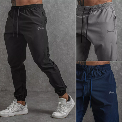 Calça Tactel Jogger Com Elastano Active Wear Void