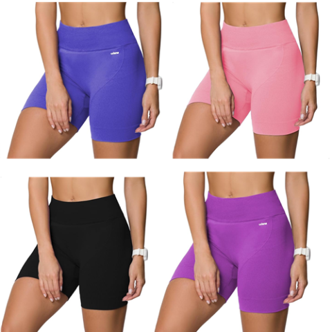 Short Academia Feminino Poliamida Zero Transparência Sem Costura Selene