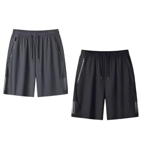 Short Tactel Masculino 2 Bolsos Zíper HGH