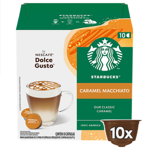 Starbucks Caramel Macchiato By Nescafé Dolce Gusto 10 cápsulas