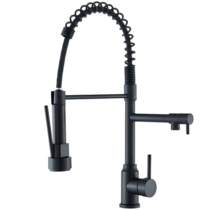 Torneira Cozinha Gourmet Monocomando Com Spray Extensor Preto
