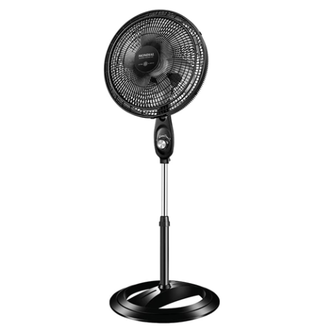 Ventilador de Coluna Mondial Super Power 6 pás Preto 127V
