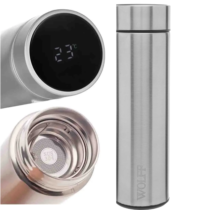Wolff Garrafa Térmica de Aço Inox com Termômetro em LED 500ml