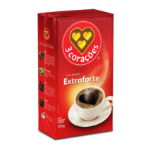3 Corações Café Torrado e Moído Extra Forte 500g