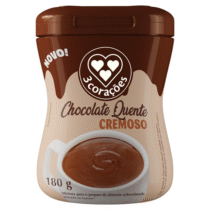 3 Corações Chocolate Quente Cremoso 180g