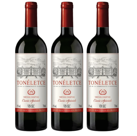 3 Unidades Tonéletce Vinho Tinto Francês 750ml