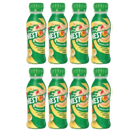 8 Unidades Neston Bebida Láctea Maçã Banana E Mamão 280ml