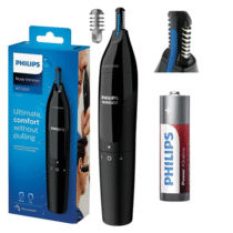 Aparador Philips de Pelos para Nariz e Orelhas á pilha Series 1000 Preto