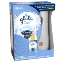 Aparelho Glade Aromatizador de Ambiente Automático + Refil Toque de Maciez 269ml