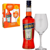Aperitivo Aperol 750ml + Taça Personalizada