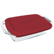 Assadeira Retangular Marinex Seletta 3,5L com Tampa