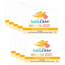 Baby Dove 9 Unidades Sabonete em Barra Hidratação Balanceada 75g