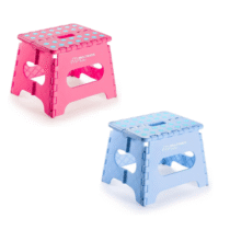 Banquinho Multiuso Dobravel Flop Multikids Rosa ou Azul