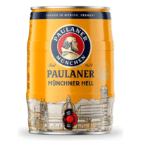 Barril Paulaner Cerveja Munich Lager Hell Puro Malte 5L