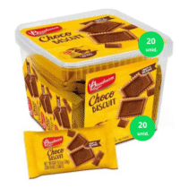 Bauducco Choco Biscuit To-go 60g Com 20 Pacotes De 18g