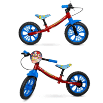 Bicicleta Infantil Aro 12 Spidey Sem Pedal Nathor