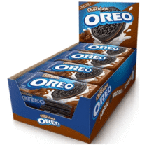 Biscoito Recheado Oreo Chocolate com 8 unidades de 36g