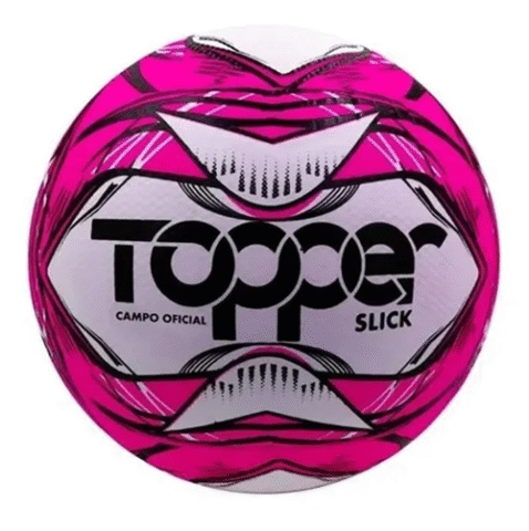 Bola Futebol Campo Oficial Topper Slick Ii Rosa Ciclete