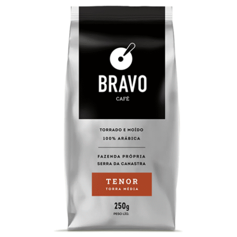 Bravo Café Premium Tenor Torrado E Moído 100% Arabica Frutas Vermelhas 250g