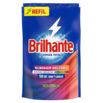 Brilhante Sabão Liquido Limpeza Total Refil 900ml