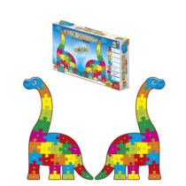 Brinquedo Pedagógico Dino Gigante Numero/Alfabeto 26 Peças Grandes