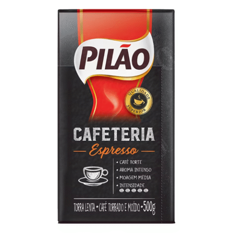 Café Pilão Torrado e Moído Cafeteria Espresso 500g
