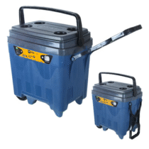 Caixa Térmica Ice Box De 34L Com Rodas Azul Nautika