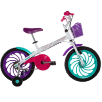 Caloi Bicicleta Infantil Aro 16 Ceci Branca