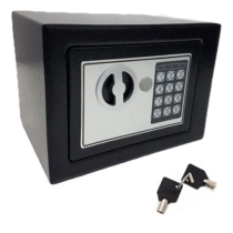 Cofre Eletrônico Digital Teclado com Senha + Chave Kokay