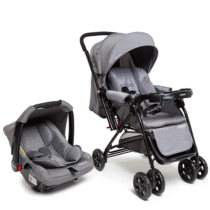 Combo Travel System Cosco Kids Reverse Cinza Rajado